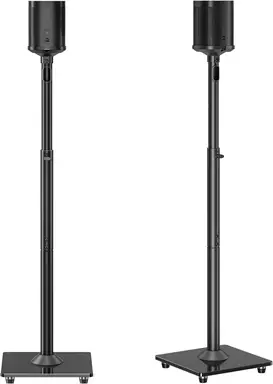 Speaker Stands for Era 100 and Sonos One, One SL, Play: 1, Height Adjustable 35"-43.5", Speaker Stands, Speaker Stands