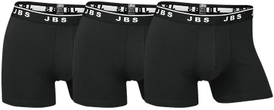 JBS GOTS Certified 3-Pack Underwear - Black， Size L