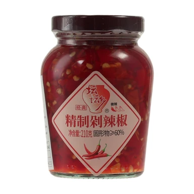 Piment Émincé Premium Tantanxiang 210g