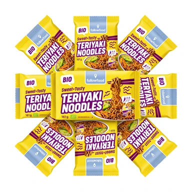 followfood Bio Sweet + Tasty Teriyaki Noodles 161 g X 10