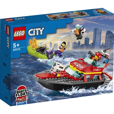 Bateau de sauvetage des pompiers Lego 60373 City Fire