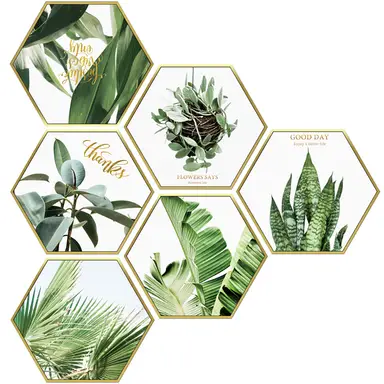 Tropical Vine Plant Potted Stickers with Butterfly & Flower Designs - Ideal for Living Room, Bedroom & Office