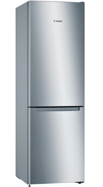 Bosch KGN33NLEB serie 2 vrijstaande koel-vriescombinatie 176 x 60 cm metaal-look, Total No Frost