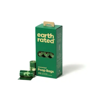 Earth Rated Sacs à déjections - 315 sacs sur 21 rouleaux de recharge sans parfum