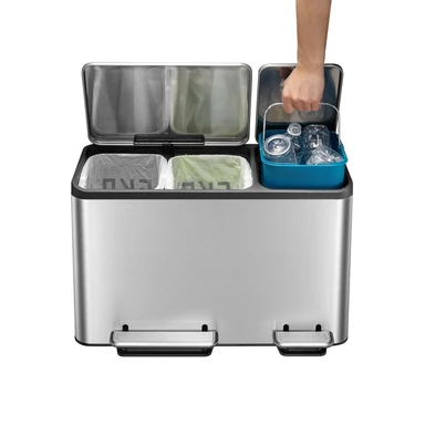 EKO Ecocasa Recycling Bin 15+15+15L