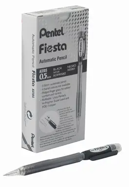Pentel Fiesta Mechanical Pencil 0.5mm Black Barrel Pack of 12