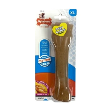 Nylabone Jouet à mâcher pour chiot >23 kg saveur poulet