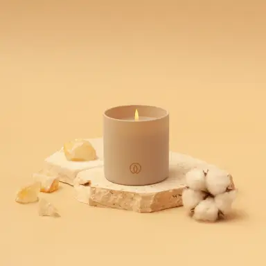 Spaas Candle Mindful Morning 1 Wick 35h Burn Time Beige