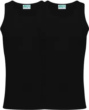 JBS singlet 2-pack organic Black S