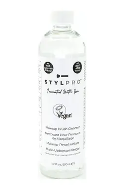 STYLPRO Makeup Brush Cleanser, 500ml, Deep Cleaning, For Oil-Based & Long-Lasting Makeup, Alcohol-Free, Vegan Formula