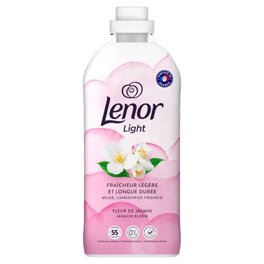 Adoucissant Liquide LENOR Light 0% Fleur de Jasmin 55 Lavages 1,155L