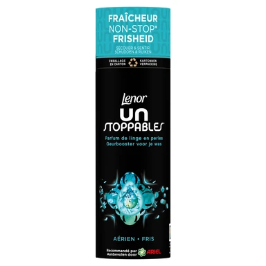 LENOR Unstoppables Perles de Parfum pour le Linge Aérien 19 Doses 235g