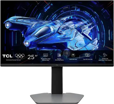 TCL 25G64 25 inch fhd qd-mini led 300hz scherm