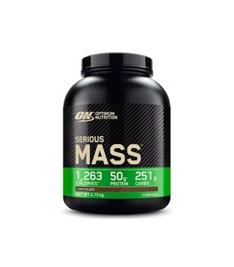 Optimum Nutrition serious mass chocolade 2,73 kg (8 porties)