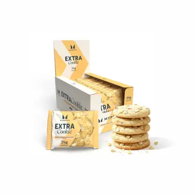 MyProtein Max Protein Nutrition Cookie White Chocolate Almond Flavour - 12 x 75g