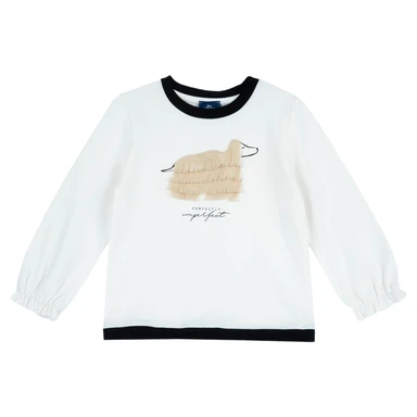 CHICCO-ABBIGLIAMENTO T-shirt met lange mouwen - 116 - Natuur