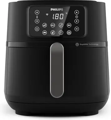 Philips Connected 5000 Airfryer - HD9285/90 - 7.2L XXL (1,4 kg) - Rapid Air Technologie - Zwart