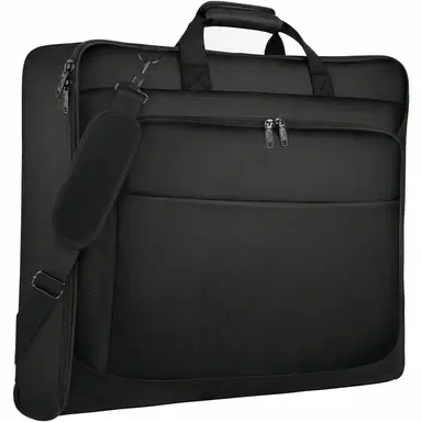 Men's Travel Garment Bag Large Suits and Formal Shirts with Anti-Wrinkle Protection Anti-Theft Waterproof Organization Multifunction Multiple Pockets Organizers， Black， Black/White， Formal， New Year Sale ， Top gift picks