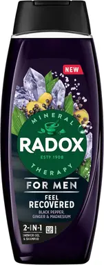 Radox Mineral Therapy 2-in-1 Shower Gel & Shampoo Feel Recovered 450ml