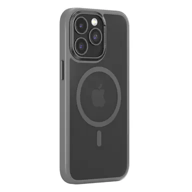 COMMA Joy Elegant Magnetic Anti-shock Case iPhone15 Pro gray