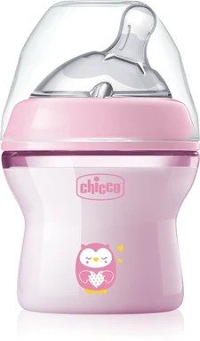 Chicco Babyfläschchen NaturalFeeling 150 ml Normaler Fluss Pink
