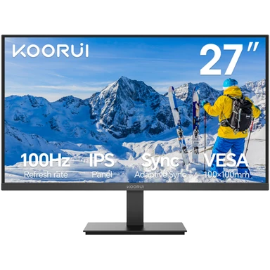 KOORUI E2711F Monitor 27 Zoll IPS FHD 100Hz  VGA HDMI