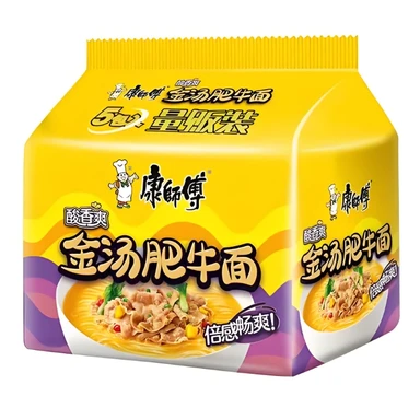Master Kong Sour Beef in Golden Soup 105g*5