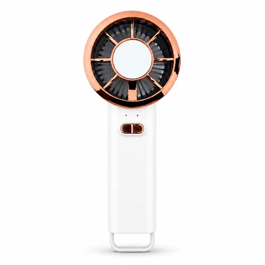 Handheld Fans - White, 3 Speeds, Strong & Portable, with Phone Stand & USB Charging, NOXJD292WT