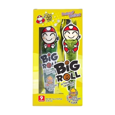 TKN Grilled Seaweed Roll - Grilled Squid Flavor (Hand-Rolled Boxed)
