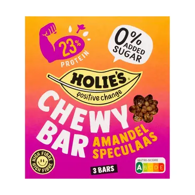 Holie's Chewy bar Amandel Speculaas - 3x35gr