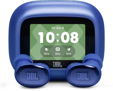 JBL LIVE BUDS 4 - True Wireless NC-Ohrhörer, kabelloses Aufladen, Smart-Case, Blau