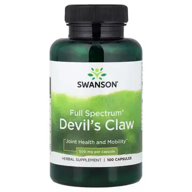 Swanson Devils Claw Joint Comfort 500mg Capsules - 100 Capsules