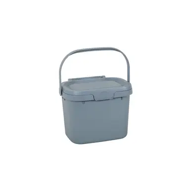 Addis Everyday Kitchen Food Waste Compost Caddy Bin, 4.5L - Grey