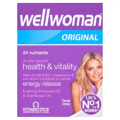 Vitabiotics Wellwoman Original Daily Wellness Support Capsules - 30 Capsules