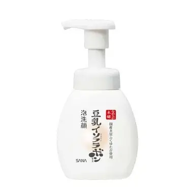 Sana Mousse nettoyante riche et hydratante au lait de soja 200 ml