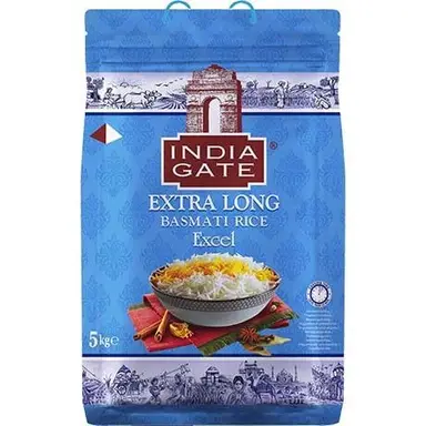 India Gate Basmati rijst extra lang Excel 5 KG