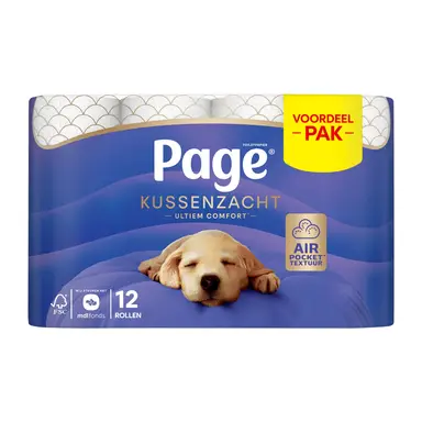 Page Toiletpapier Kussenzacht 12 Rollen