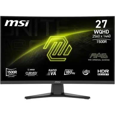MSI MAG 275CQFDE E18 Gaming-Monitor, EEK F (A–G), 68,6 cm (27 Zoll), 2560 x 1440 Pixel, 16:9, 0,5 ms, DisplayPort, HDMI®, Rapid VA