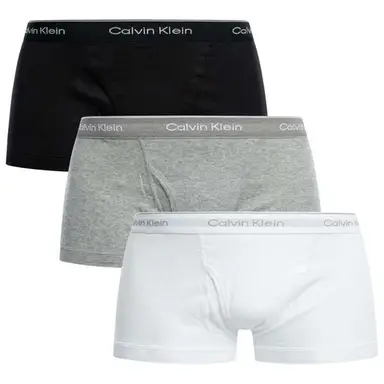 Calvin Klein TRUNK MP1 3-pack - zwart/wit/grijs gemêleerd - heren - maat S