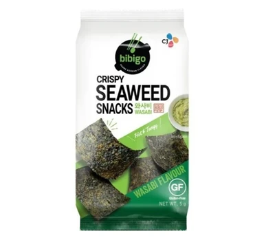 Surasang Krokante zeewiersnack met wasabi