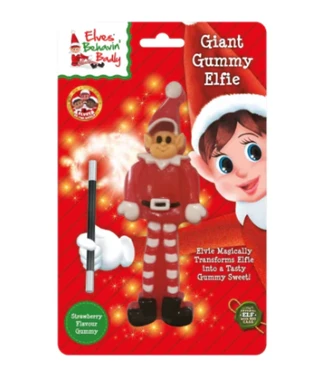 World of Sweets Cheeky Elves Christmas Giant Gummy Elfie 80g