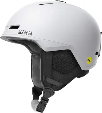 OutdoorMaster Diamond II MIPS Skihelm Weiß Größe M
