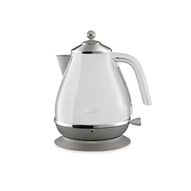 De’Longhi Icona Capitals Kettle, 1.7L, Stainless Steel, Sydney White, KBOC3001.W