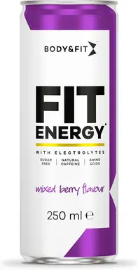 Body & Fit Energiedrankmix Bessen 250 ml