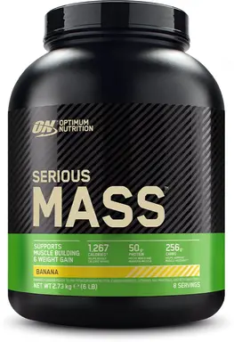 Optimum Nutrition Serious Mass banaan 2,73 kg (10 porties)