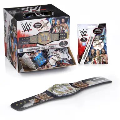 WWE Championship Title Slap Bands Series 1 Blind Bag Assortment