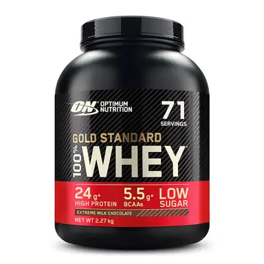 Optimum Nutrition Gold Standard 100% Whey Protéine saveur double chocolat - 2,27 kg 