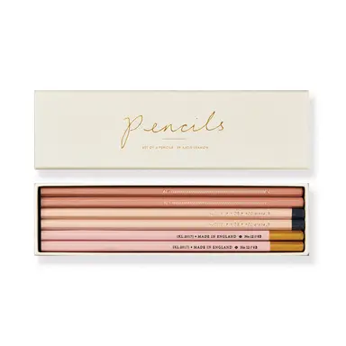 Assorted Pencil Box, Pack of 6 (4x B, 2x 6B)