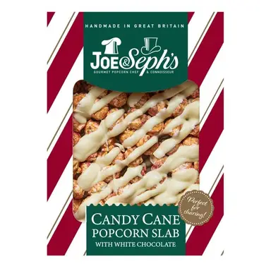 Joe & Seph's Christmas Candy Cane Popcorn Slab 115g