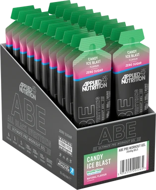 Applied Nutrition ABE Pre Workout Energy Gel Candy Ice Blast Flavour - 20 x 60ml